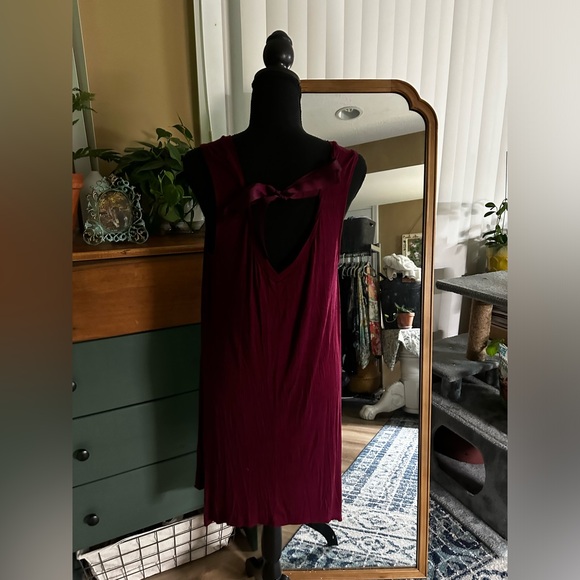 Trixxi Sleeveless Bow Tie Back Tunic with Pockets Medium - Picture 5 of 13